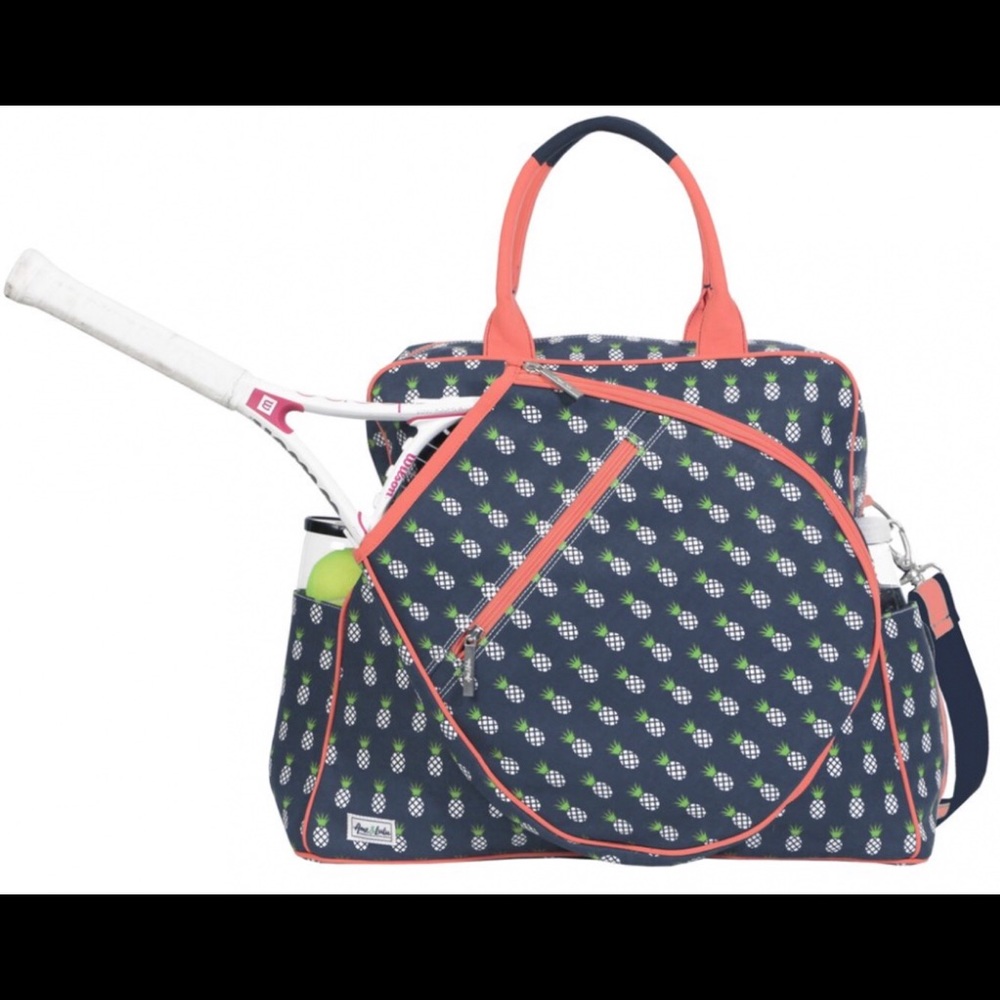 NWT Ame and Lulu Pineapple Harper Tennis Tour Bag